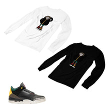 Load image into Gallery viewer, Jordan 3 Animal Matching Custom Designed Long Sleeve T shirt JD 3-11-5 - 80JD3-11-L-5
