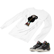 Load image into Gallery viewer, Jordan 3 Animal Matching Custom Designed Long Sleeve T shirt JD 3-11-5 - 80JD3-11-L-5a
