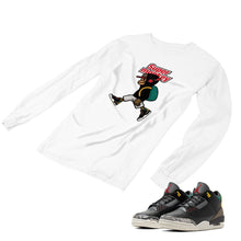 Load image into Gallery viewer, Jordan 3 Animal Matching Custom Designed Long Sleeve T shirt JD 3-11-6 - 80JD3-11-L-6a
