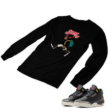 Load image into Gallery viewer, Jordan 3 Animal Matching Custom Designed Long Sleeve T shirt JD 3-11-6 - 80JD3-11-L-6b
