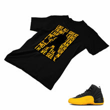 Load image into Gallery viewer, Jordan 12 University Gold Matching Custom Designed T shirt JD 12-17-10 - JD12-17-10b
