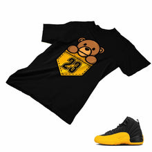 Load image into Gallery viewer, Jordan 12 University Gold Matching Custom Designed T shirt JD 12-17-18 - JD12-17-18b

