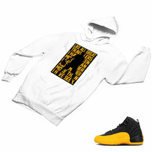 Load image into Gallery viewer, Jordan 12 University Gold Matching Custom Designed Hoodies JD 12-17-10 - JD12-17-H-10a
