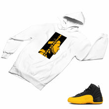 Load image into Gallery viewer, Jordan 12 University Gold Matching Custom Designed Hoodies JD 12-17-12 - JD12-17-H-12a
