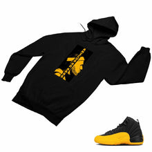 Load image into Gallery viewer, Jordan 12 University Gold Matching Custom Designed Hoodies JD 12-17-12 - JD12-17-H-12b
