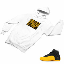 Load image into Gallery viewer, Jordan 12 University Gold Matching Custom Designed Hoodies JD 12-17-13 - JD12-17-H-13a
