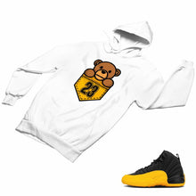 Load image into Gallery viewer, Jordan 12 University Gold Matching Custom Designed Hoodies JD 12-17-18 - JD12-17-H-18a
