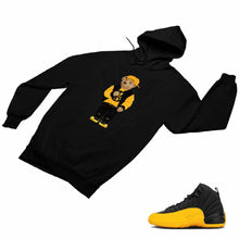 Load image into Gallery viewer, Jordan 12 University Gold Matching Custom Designed Hoodies JD 12-17-19 - JD12-17-H-19b
