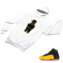 Load image into Gallery viewer, Jordan 12 University Gold Matching Custom Designed Hoodies JD 12-17-21 - JD12-17-H-21a
