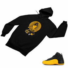 Load image into Gallery viewer, Jordan 12 University Gold Matching Custom Designed Hoodies JD 12-17-5 - JD12-17-H-5b
