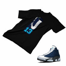 Load image into Gallery viewer, Jordan 13 flint grey Matching Custom Designed T shirt JD 13-18-2 - JD13-18-2b

