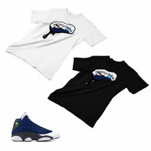 Load image into Gallery viewer, Jordan 13 flint grey Matching Custom Designed T shirt JD 13-18-9 - JD13-18-9
