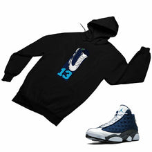 Load image into Gallery viewer, Jordan 13 flint grey Matching Custom Designed Hoodies JD 13-18-2 - JD13-18-H-2b
