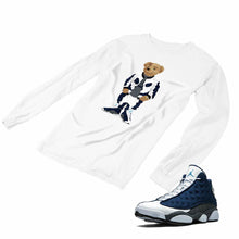 Load image into Gallery viewer, Jordan 13 flint grey Matching Custom Designed Long Sleeve T shirt JD 13-18-10 - JD13-18-L-10a
