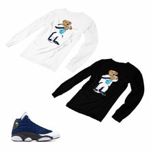 Load image into Gallery viewer, Jordan 13 flint grey Matching Custom Designed Long Sleeve T shirt JD 13-18-12 - JD13-18-L-12

