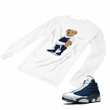 Load image into Gallery viewer, Jordan 13 flint grey Matching Custom Designed Long Sleeve T shirt JD 13-18-15 - JD13-18-L-15a
