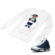 Load image into Gallery viewer, Jordan 13 flint grey Matching Custom Designed Long Sleeve T shirt JD 13-18-16 - JD13-18-L-16a
