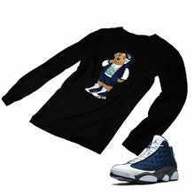 Load image into Gallery viewer, Jordan 13 flint grey Matching Custom Designed Long Sleeve T shirt JD 13-18-17 - JD13-18-L-17b
