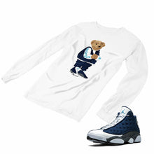 Load image into Gallery viewer, Jordan 13 flint grey Matching Custom Designed Long Sleeve T shirt JD 13-18-18 - JD13-18-L-18a
