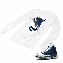 Load image into Gallery viewer, Jordan 13 flint grey Matching Custom Designed Long Sleeve T shirt JD 13-18-19 - JD13-18-L-19a
