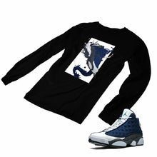 Load image into Gallery viewer, Jordan 13 flint grey Matching Custom Designed Long Sleeve T shirt JD 13-18-19 - JD13-18-L-19b
