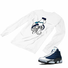 Load image into Gallery viewer, Jordan 13 flint grey Matching Custom Designed Long Sleeve T shirt JD 13-18-7 - JD13-18-L-7a
