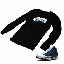 Load image into Gallery viewer, Jordan 13 flint grey Matching Custom Designed Long Sleeve T shirt JD 13-18-9 - JD13-18-L-9b

