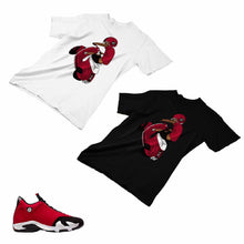 Load image into Gallery viewer, Jordan 14 Retro Gym Red Matching Custom Designed T shirt JD 14-7-10 - JD14-7-10

