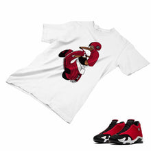 Load image into Gallery viewer, Jordan 14 Retro Gym Red Matching Custom Designed T shirt JD 14-7-10 - JD14-7-10a
