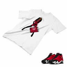 Load image into Gallery viewer, Jordan 14 Retro Gym Red Matching Custom Designed T shirt JD 14-7-11 - JD14-7-11a
