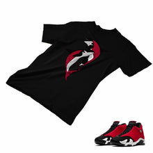 Load image into Gallery viewer, Jordan 14 Retro Gym Red Matching Custom Designed T shirt JD 14-7-12 - JD14-7-12b
