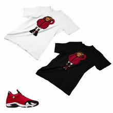 Load image into Gallery viewer, Jordan 14 Retro Gym Red Matching Custom Designed T shirt JD 14-7-13 - JD14-7-13
