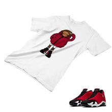 Load image into Gallery viewer, Jordan 14 Retro Gym Red Matching Custom Designed T shirt JD 14-7-13 - JD14-7-13a

