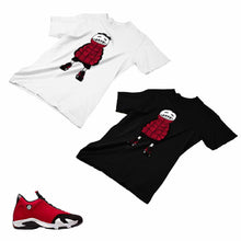 Load image into Gallery viewer, Jordan 14 Retro Gym Red Matching Custom Designed T shirt JD 14-7-15 - JD14-7-15
