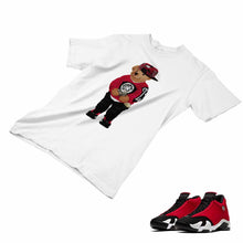 Load image into Gallery viewer, Jordan 14 Retro Gym Red Matching Custom Designed T shirt JD 14-7-17 - JD14-7-17a
