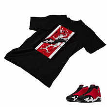 Load image into Gallery viewer, Jordan 14 Retro Gym Red Matching Custom Designed T shirt JD 14-7-20 - JD14-7-20b
