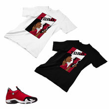 Load image into Gallery viewer, Jordan 14 Retro Gym Red Matching Custom Designed T shirt JD 14-7-6 - JD14-7-6
