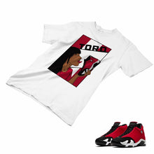 Load image into Gallery viewer, Jordan 14 Retro Gym Red Matching Custom Designed T shirt JD 14-7-6 - JD14-7-6a
