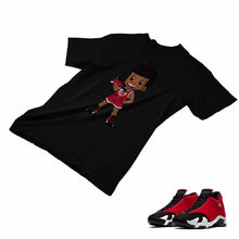 Load image into Gallery viewer, Jordan 14 Retro Gym Red Matching Custom Designed T shirt JD 14-7-9 - JD14-7-9b
