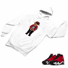 Load image into Gallery viewer, Jordan 14 Retro Gym Red Matching Custom Designed Hoodies JD 14-7-17 - JD14-7-H-17a
