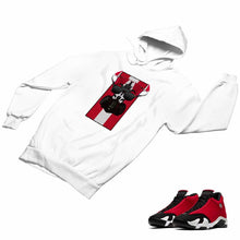 Load image into Gallery viewer, Jordan 14 Retro Gym Red Matching Custom Designed Hoodies JD 14-7-21 - JD14-7-H-21a
