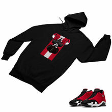 Load image into Gallery viewer, Jordan 14 Retro Gym Red Matching Custom Designed Hoodies JD 14-7-21 - JD14-7-H-21b
