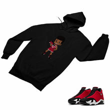 Load image into Gallery viewer, Jordan 14 Retro Gym Red Matching Custom Designed Hoodies JD 14-7-9 - JD14-7-H-9b
