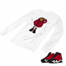 Load image into Gallery viewer, Jordan 14 Retro Gym Red Matching Custom Long Sleeve T shirt JD 14-7-13 - JD14-7-L-13a
