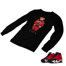 Load image into Gallery viewer, Jordan 14 Retro Gym Red Matching Custom Long Sleeve T shirt JD 14-7-16 - JD14-7-L-16b

