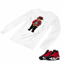 Load image into Gallery viewer, Jordan 14 Retro Gym Red Matching Custom Long Sleeve T shirt JD 14-7-17 - JD14-7-L-17a
