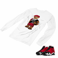 Load image into Gallery viewer, Jordan 14 Retro Gym Red Matching Custom Long Sleeve T shirt JD 14-7-18 - JD14-7-L-18a

