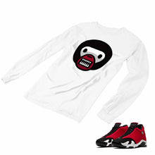 Load image into Gallery viewer, Jordan 14 Retro Gym Red Matching Custom Long Sleeve T shirt JD 14-7-2 - JD14-7-L-2a
