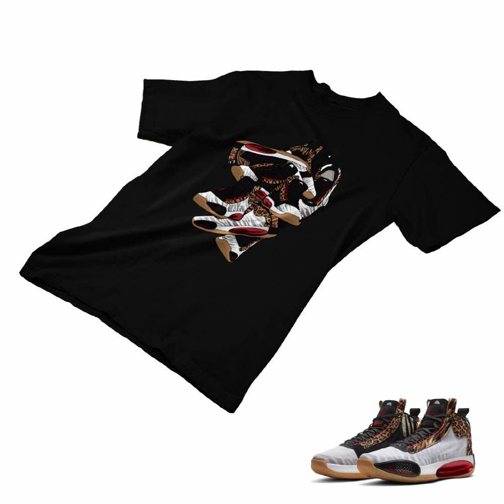 Jordan 34 Zoo Matching Custom Designed T shirt JD 34-4-10 - Jd34-4-10b