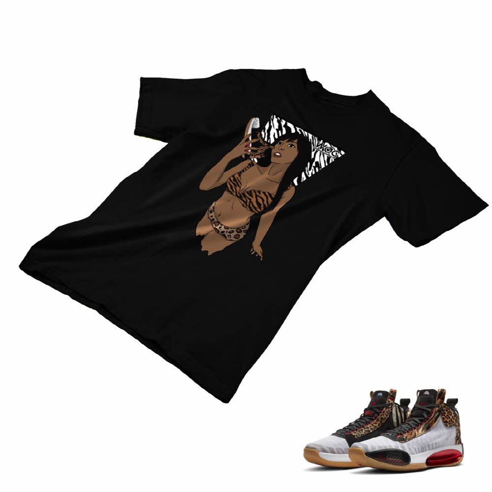 Jordan 34 Zoo Matching Custom Designed T shirt JD 34-4-11 - Jd34-4-11b